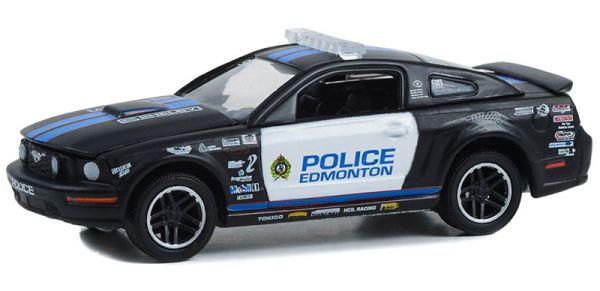 GREEN30370 - 2009 FORD Mustang GT Edmonton Police Blueline Racing under blister - 1