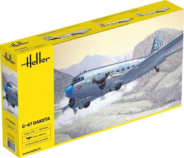 HEL30372 - Douglas C-47 Dakota military aircraft to assemble and paint - 1