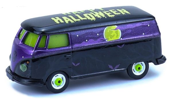 GREEN30556 - VOLKSWAGEN Type 2 Panel Van - HALLOWEEN 2025 with Phosphorescent Element in blister pack - 1