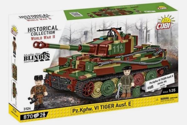 COB3124 - Pz.Kpfw. VI Tiger Ausf. E - Saumur Armored Vehicle Museum - 870 Pieces - 1