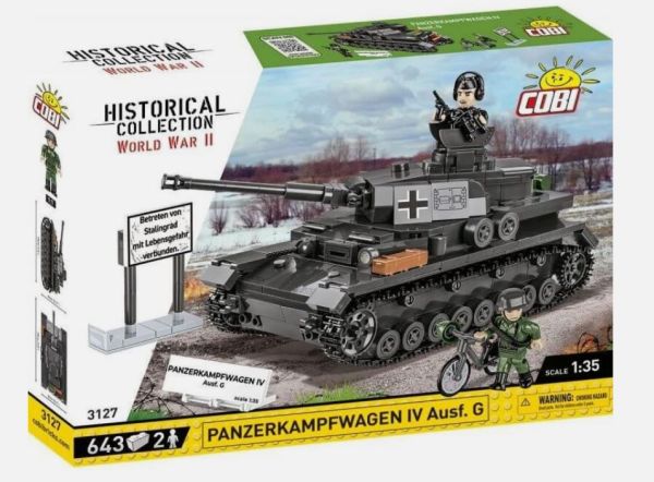 COB3127 - Panzerkampfwagen IV Ausf. G Tank - 643 Pieces - 1