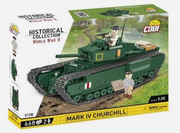 COB3128 - Mark IV Churchill Tank - 668 Pieces - 1