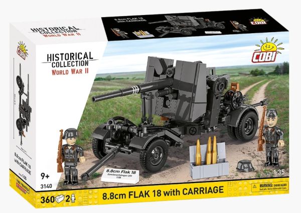 COB3140 - 8.8cm Flak 18 Anti-Aircraft Gun - 360 pieces - 1