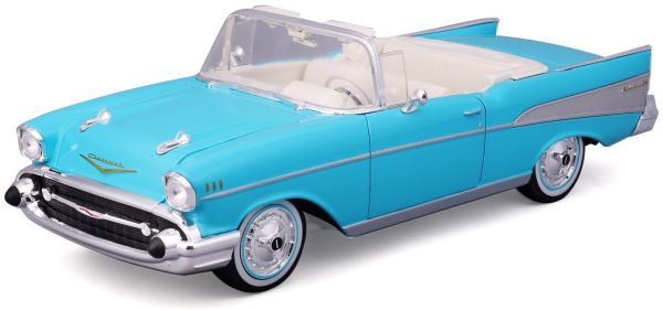 MST31476BL - CHEVROLET Bel Air convertible 1957 Blue - 1