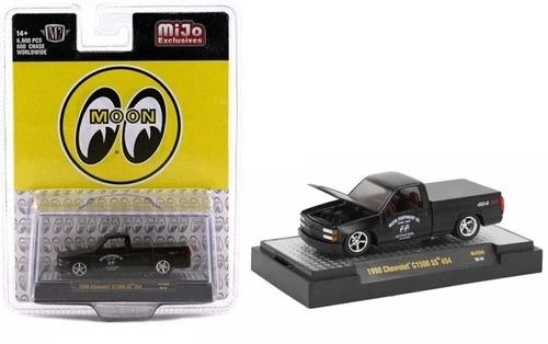 M2M-31500-MJS60 - CHEVROLET C1500 SS 454 1990 Black MOON in blister - 1
