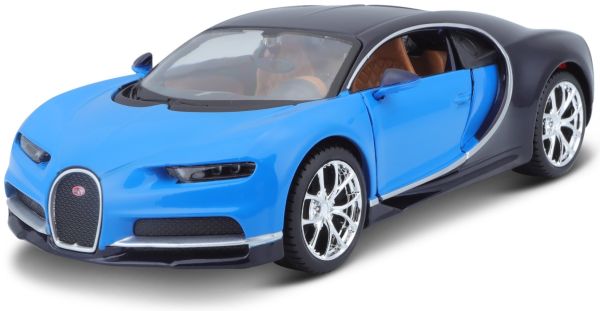 MST31514 - BUGATTI Chiron Blue and Black - 1
