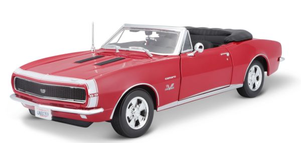 MST31684 - CHEVROLET Camaro SS 396 convertible 1967 red - 1