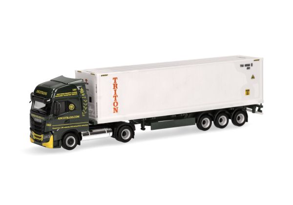 HER317146 - IVECO S-Way LNG ANCOTRANS 4x2 with TRITON 3-axle container trailer - 1