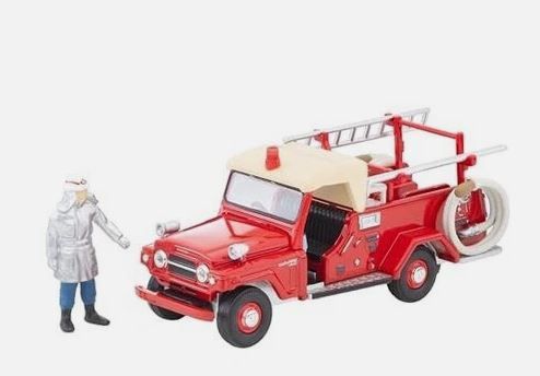 TOMLV-31C - NISSAN Patrol Firefighter with figurine - 1