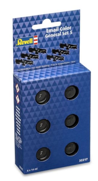 REV32217 - Email Colour - Set No. 5 General - Gloss/Matt 6x14ml - 1