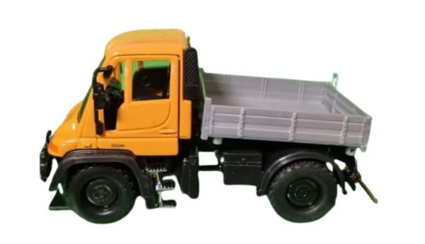 WEL32380JAUNE - MERCEDES-BENZ Unimog U400 Yellow and grey - 1