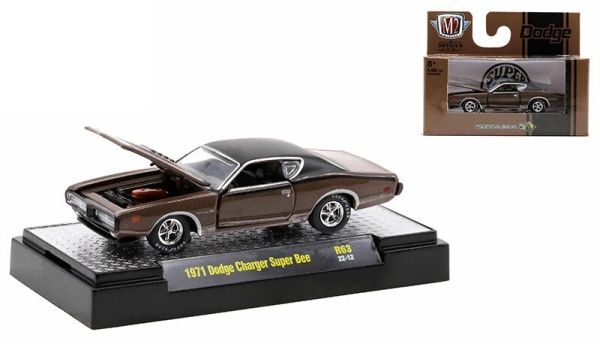 M2M-32600-63-A - DODGE Charger Super bee 1971 brown - 1