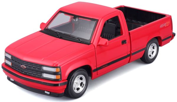 MST32901R - CHEVROLET 454 SS pick-up 1993 red - 1