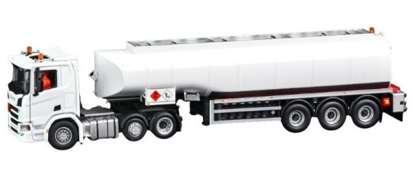 IMC33-0219 - SCANIA R DayCab 6x2 with 3-axle tanker, white - 1