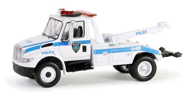 GREEN33250-A - H.D TRUCKS INTERNATIONAL Durastar 4400 2019 New Jersey Police tow truck - 1