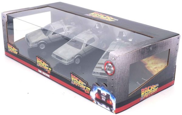 JAD33399 - Back to the Future 3-Pack DELOREAN - 1