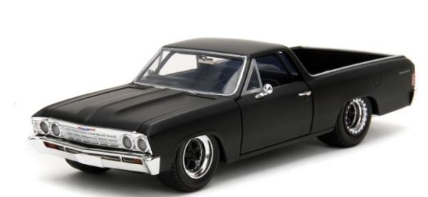 JAD34414 - CHEVROLET El Camino 1967 Black FAST & FURIOUS - 1