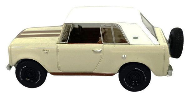 GREEN35310-B - 1967 INTERNATIONAL Scout 800 Sportop (beige & brown) - ALL-TERRAIN series (blister pack) - 1