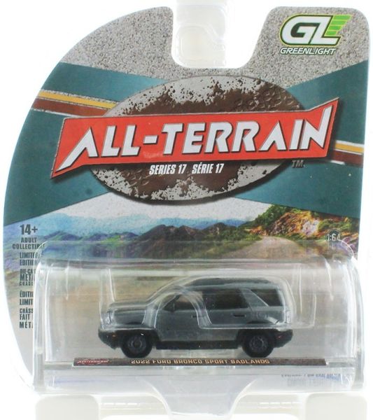 GREEN35310-F-GRIS - 2022 FORD Bronco Sport Badlands (grey) - ALL-TERRAIN series (blister pack) - 1