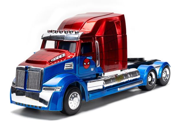 JAD35408 - 1995 WESTERN STAR 5700 XE Blue and Red MARVEL Spider-man - 1