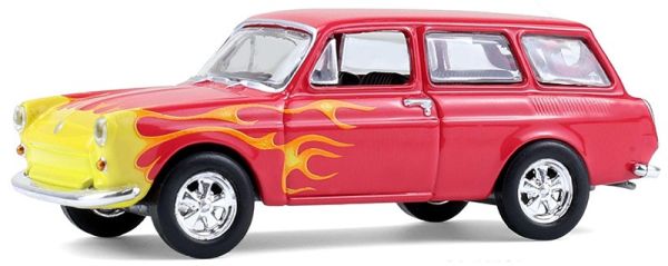 GREEN36120-B - VOLKSWAGEN Type 3 Panel Van 1963 red from the CLUB VEE-DUB series in blister pack - 1