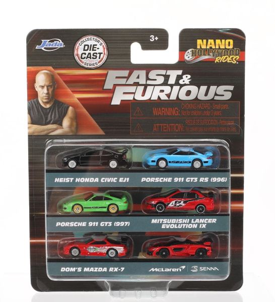 JAD36578 - 6 Nano Vehicles - FAST and FURIOUS - 1