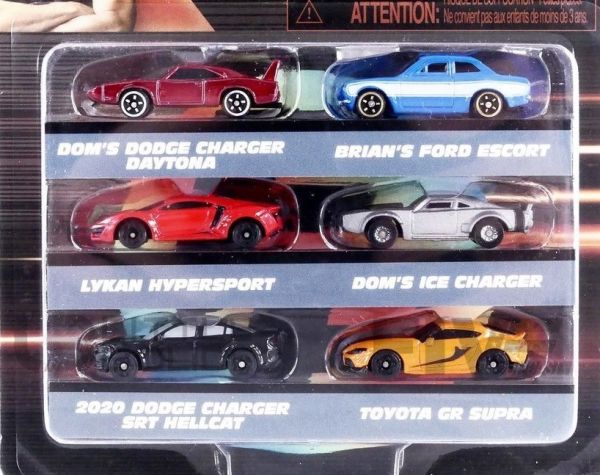 JAD36680 - 6-car FAST & FURIOUS pack - 1