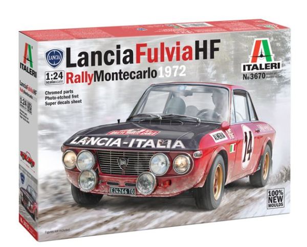 ITA3670 - LANCIA Fulvia HF #14 Monte Carlo Rally 1972 to assemble and paint - 1