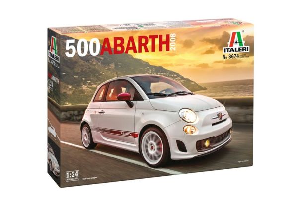 ITA3674 - FIAT 500 Abarth 2008 (assembly and painting required) - 1