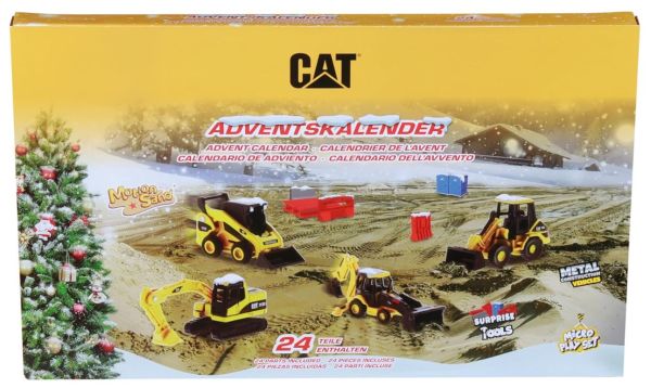 CARRERA37085970 - CATERPILLAR micro PlaySet Advent calendar - 1