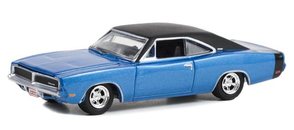 GREEN37270-B - DODGE Charger 1969 blue from the series 50th anniversary of BARRETT JACKSON under blister - 1