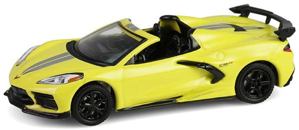 GREEN37320-F - 2022 Chevrolet Corvette C8.R convertible, yellow, from the Barrett-Jackson series - 1