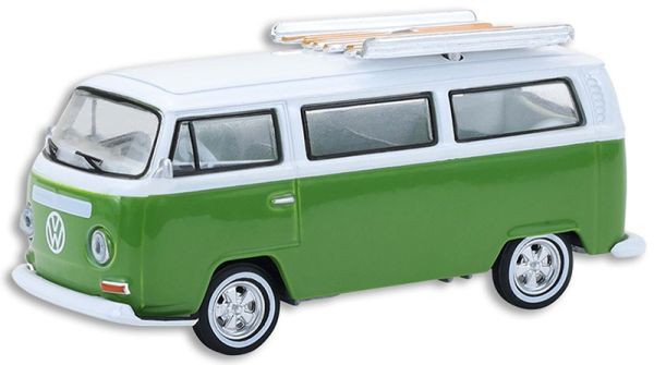 GREEN37330-C - 1968 Volkswagen Type 2 van, green and white, from the Barrett-Jackson series - 1