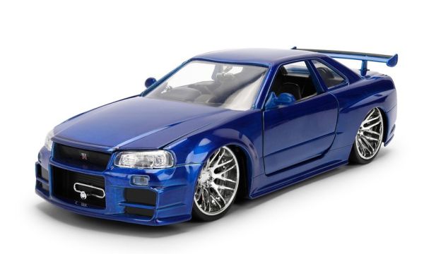 JAD37704 - NISSAN Skyline GT-R 1999 Blue FAST & FURIOUS - 1