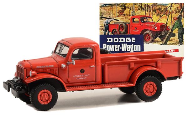 GREEN39130-A - DODGE power wagon 1945 from the series VINTAGE AD CARS in blister pack - 1