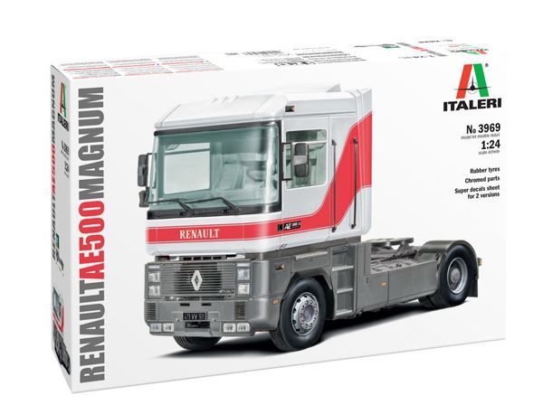 ITA3969 - RENAULT AE500 Magnum 4x2 White to assemble and paint - 1