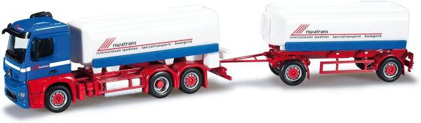 HER301435 - MERCEDES Antos M carrier with RIWATRANS tank trailer - 1