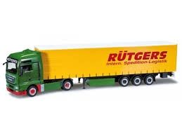 HER301701 - MAN TGX XXL Euro5 with RUTGERS tilt trailer - 1