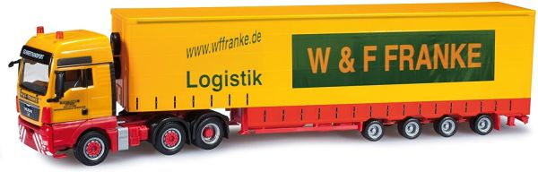 HER302883 - MAN TGX XXL 6x2 with W&F FRANKE 4-axle trailer - 1