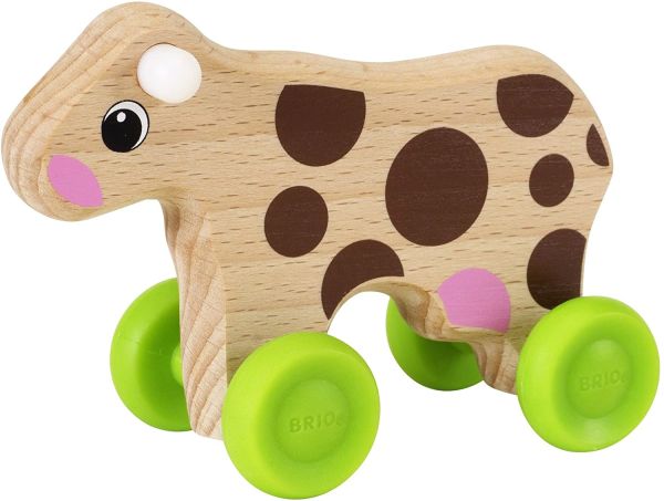 BRIO30309 - Mini cow to push - 1