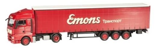 HER303330 - MAN TGX XLX 4x2 mit Curtainsider 3 Achsen EMONS Russland - 1