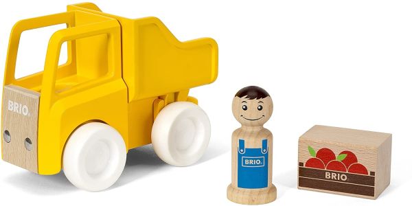 BRIO30373 - Yellow dump truck with load - 1