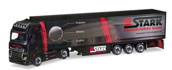 HER308380 - MERCEDES Actros Giga 4x2 with trailer 3 Axles TRIO TRANS / STARK FAHRZ - 1