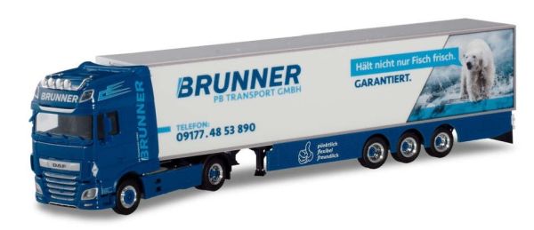 HER310055 - DAF XF SSC Euro 6 4x2 with refrigerated trailer 3 Axles PB Transport / BRUNNER - 1