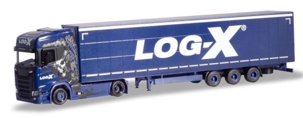 HER310413 - SCANIA CS 20 HD 4x2 with trailer 3 Axles LOG-X - 1