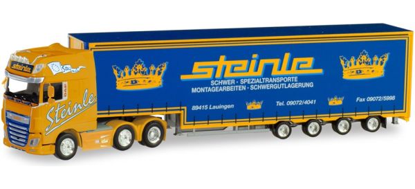 HER311304 - DAF XF SSC 6x2 with STEINLE 4 axles tilt trailer - 1