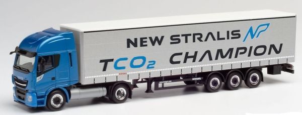 HER312271 - IVECO Stralis NP 4x2 with curtainsider trailer 3 Axles TC02 CHAMPION - 1