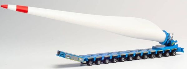 HER313032 - GOLDHOFER FTV 300 wind turbine blade transport module with blade - 1