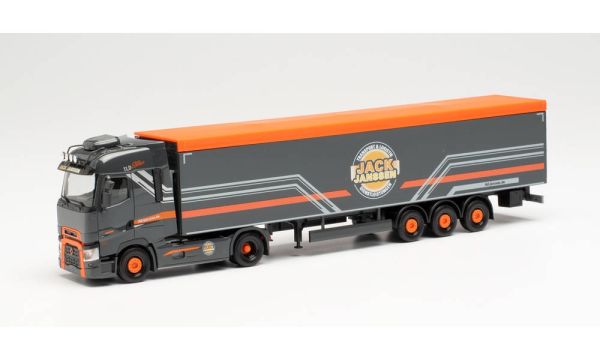 HER313131 - RENAULT T 4x2 with moving floor trailer 3 axles JACK JANSSEN - 1