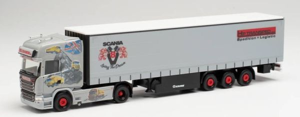 HER313483 - SCANIA R TL G. 4x2 with tarpaulin trailer 3 Axles HP Transped - 1